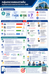 สรุปข้อตรวจพบ ประจำปี พ.ศ. 2568