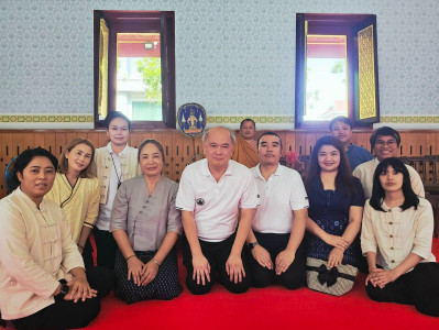 กลุ่มตรวจสอบภายในร่วมทำกิจกรรมในวันสำคัญทางพระพุทธศาสนา ... พารามิเตอร์รูปภาพ 1